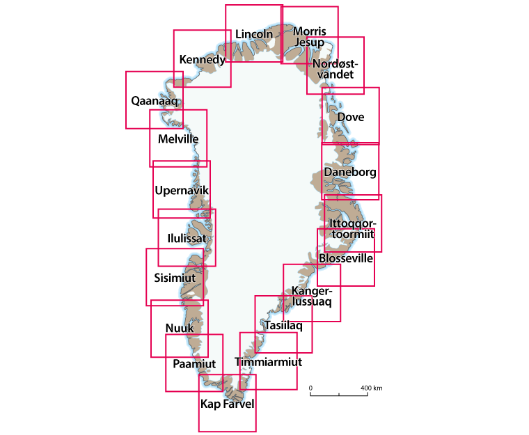 Map Greenland